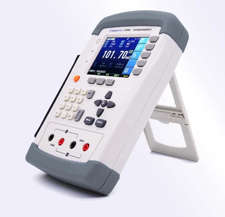 

AT518 AT518L Handheld DC Low Resistance Test High Precision Micro Ohmmeter