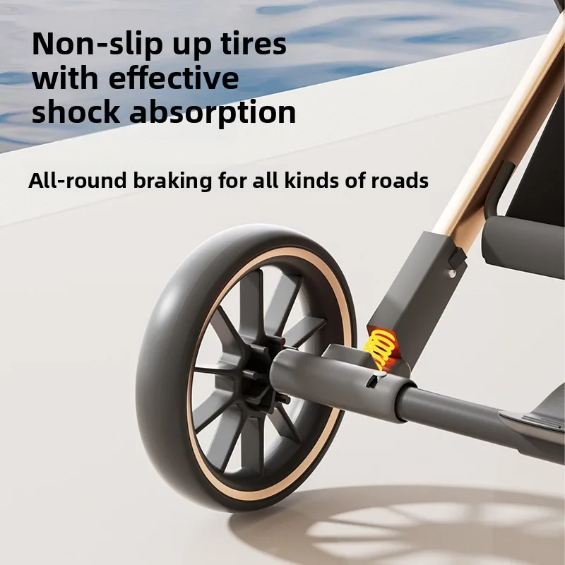 Copopet Pet Stroller Detachable Basket Ultra Light Foldable Portable Aluminum Frame Cats Dogs Trolley for Dog Stroller for Dog view 5