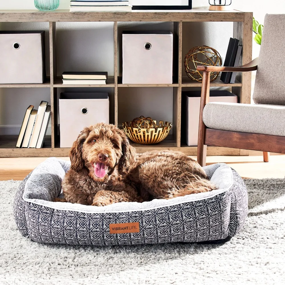 

Vibrant Life Lounger Pet Bed, Large, 36" X 27" 2023