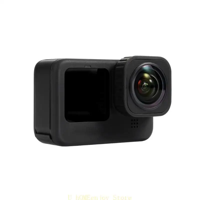

B0KF 155 Degree Lens for Hero 9 10 11 Anti Shake Waterproof Lens