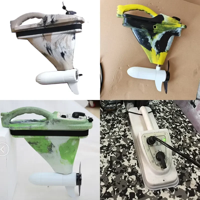 for KAC027 Top Right Kayak Electric Motor 12V Propeller for Single Double Fishing Kayak River Lake Offshore Use