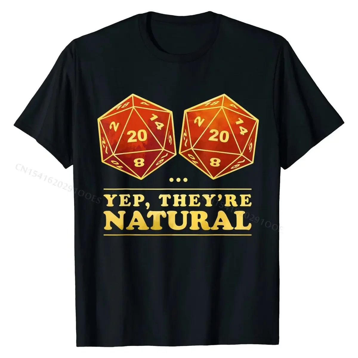 Natural 20 Funny Tabletop Roleplaying Game RPG D20 Dragons T-Shirt Printed On T Shirt Cotton Men T Shirts Printed On Special