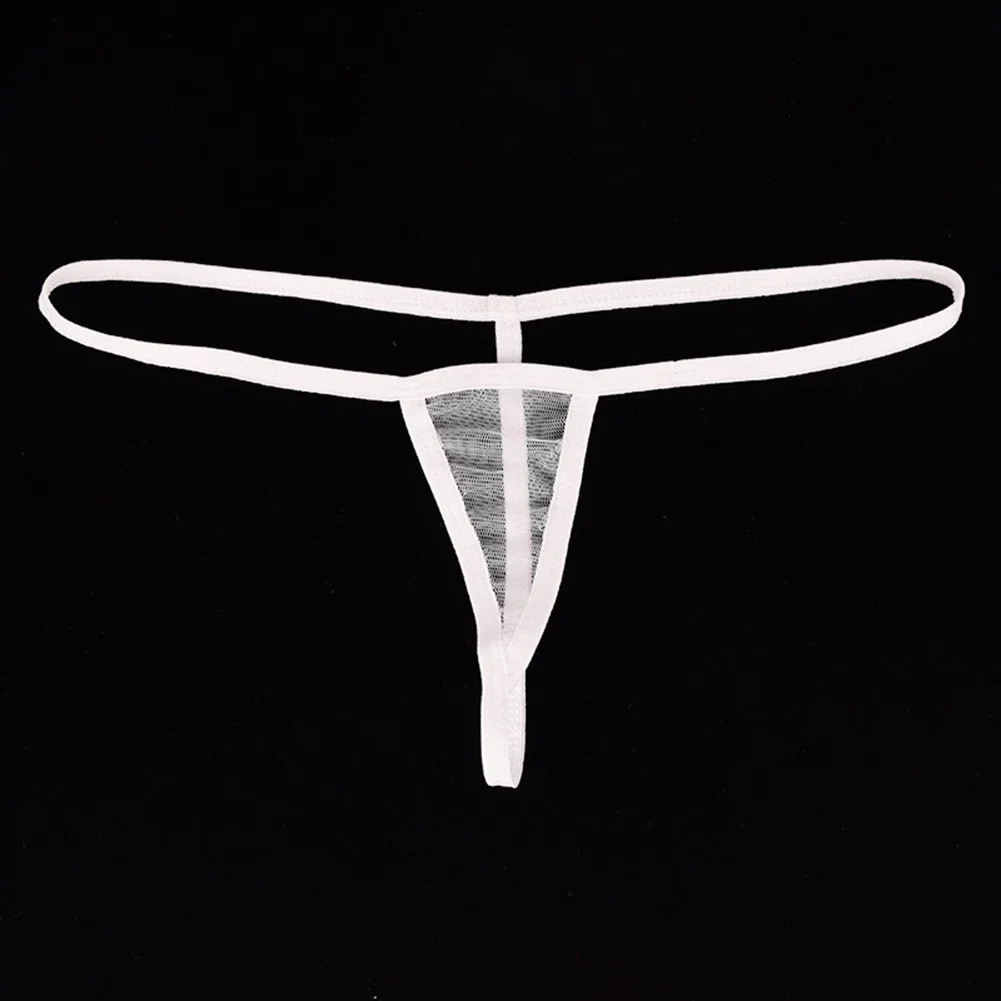 

Sexy Women Bikini Thongs Mesh Transparent G-string Super Mini T-back Underwear Low Rise Lightweight Panties Erotic Lingerie