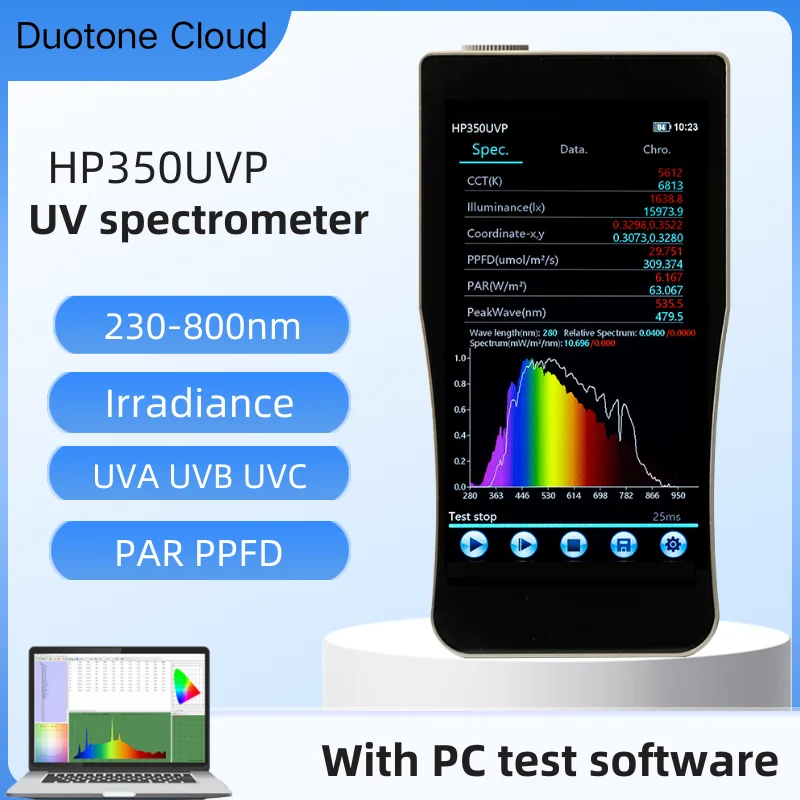 

Irradiance Spectrometer UV Tester UV Energy UV Radiometer 230-800