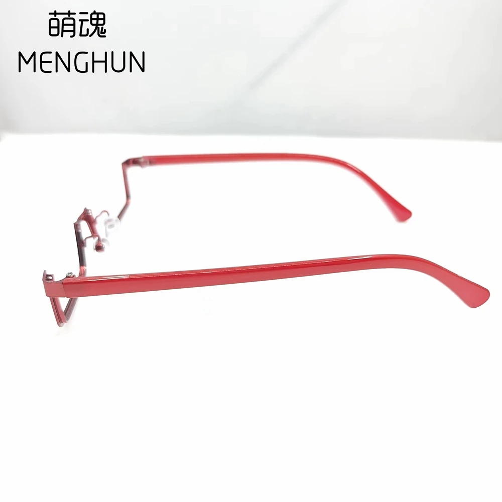 I Don't Want to Get Hurt, So I'll Max Out My Defense Mii Cosplay Red Frame Glasses Cosplay Accessories