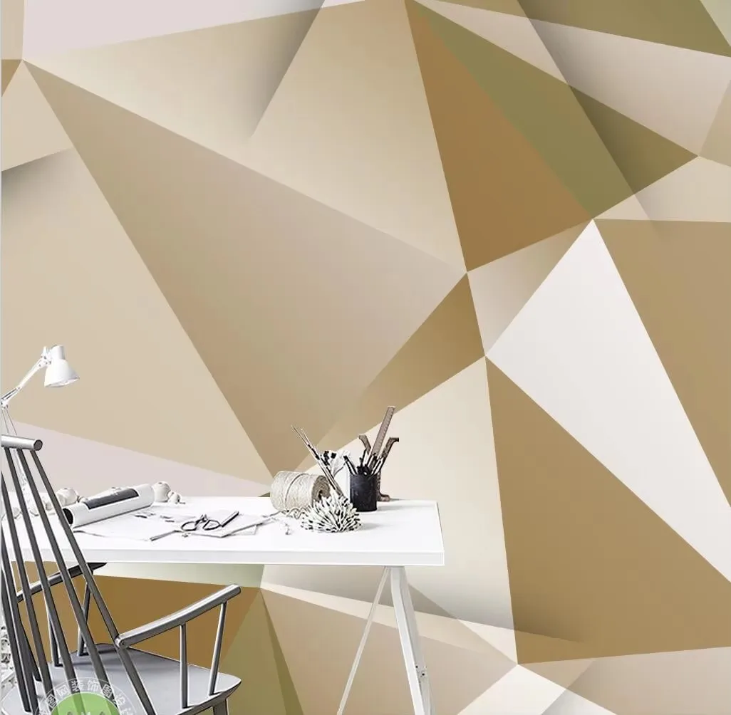 

Custom wallpaper stereo photo mural Nordic high-end 3D abstract geometric living room background wall 3d wallpaper