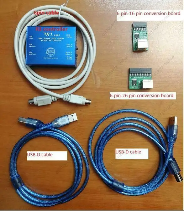 واجهة راديو الكل في واحد، بطاقة صوت USB لتوصيل جهاز الإرسال والاستقبال عبر الإنترنت (Echolink/AllStar) والهواتف الذكية (Zello/YY) #2