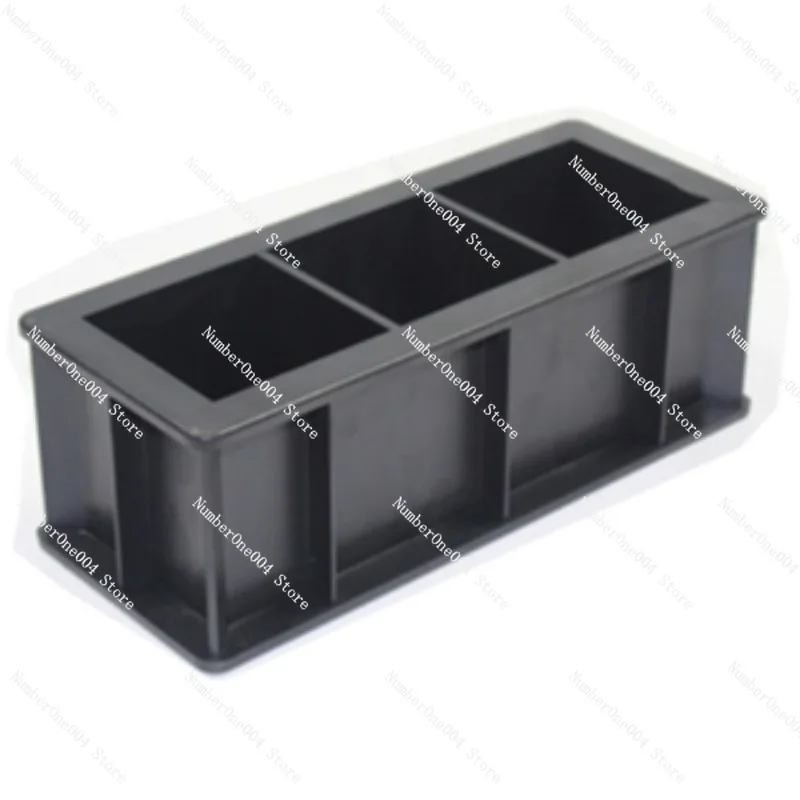 10 pieces High quality concrete tryout 100mm cube three slot ABS plastic thickening compression test mold mortar test block mold