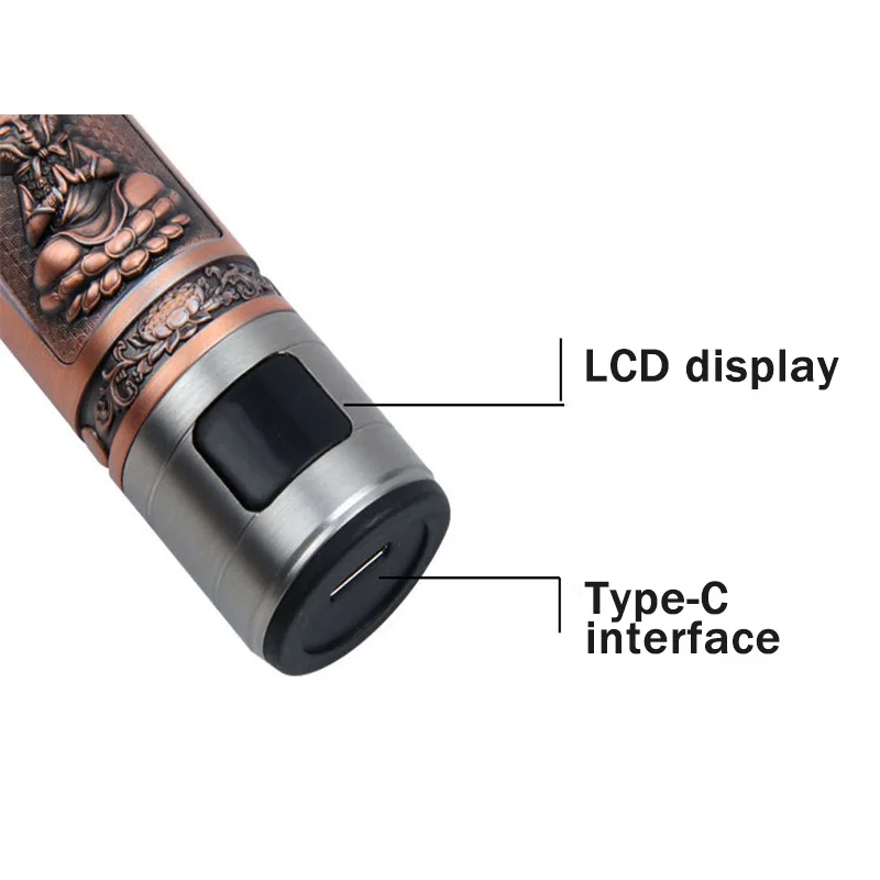 Persoonlijk patroon Legering Lichaam Draadloos LCD-scherm 0 mm Haar knippen Professionele kapper Olie Kaal Opladen Haargraveer Clipper