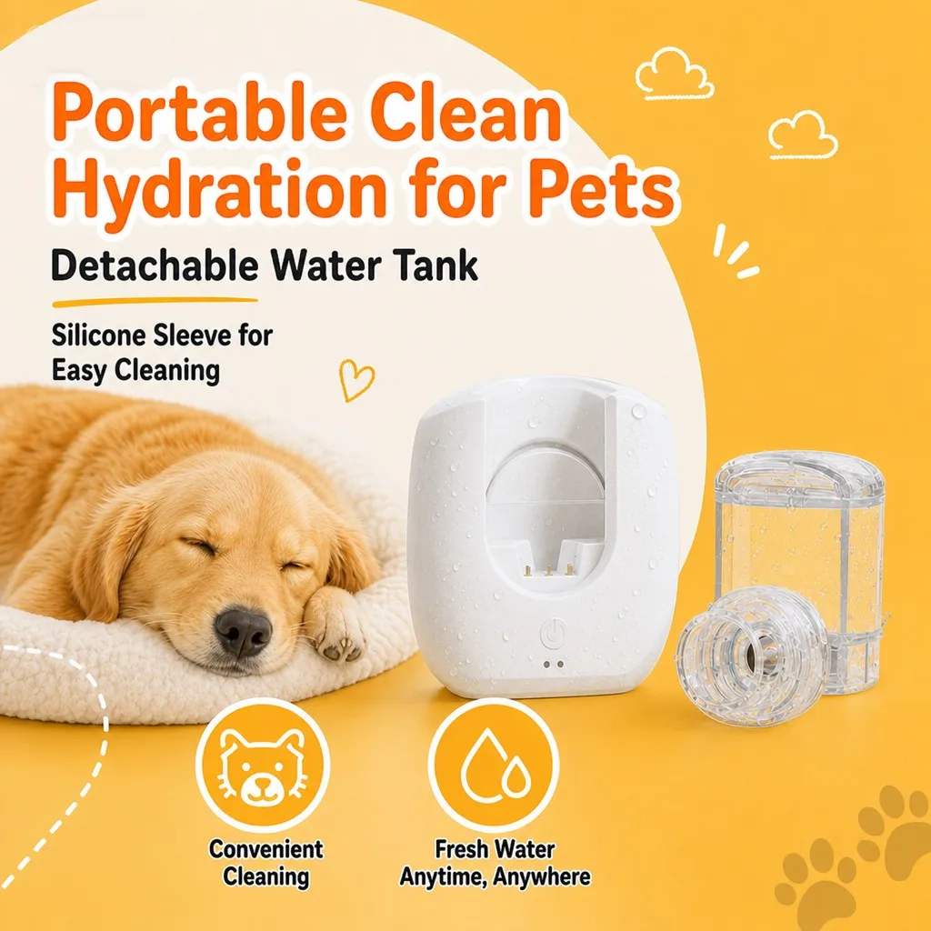 AiQUE Wiederaufladbarer Haustier-Inhalator Mini Tragbarer Tierzerstäuber Veterinär-Asthma-Inhalator Spacer-Gerät für Katzen & Hunde Gesundheitspflege – Detail 7
