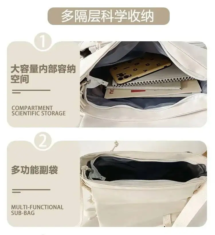 أنيمي لعبة أسود أبيض رابط انقر فوق طالب المراهقين رسول Crossbody حقائب كتف سعة كبيرة للمدرسة