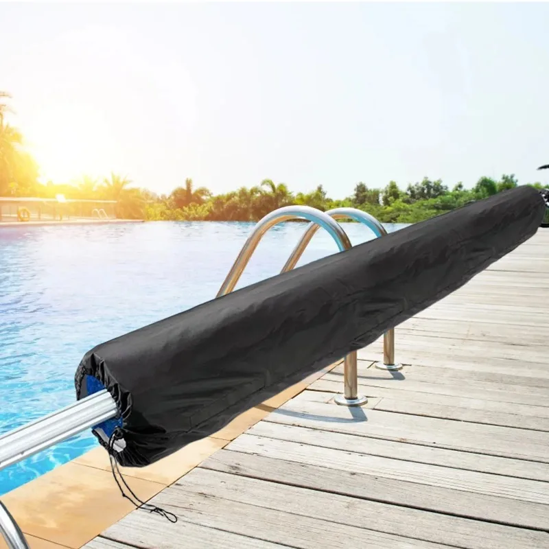 Silver Reflective Pool Dust Cover Windproof UV Protection Anti-freeze Oxford Cloth Outdoor Garden Swimming Pool Cover Protector