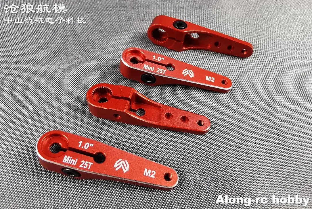 Skywing SW030HV SW988 SW989 Servoteile Mini 25T 1,0 Zoll M2 1,25" 1,5" 1,75" Metallarm für RC-Modellflugzeug 3D-Flugzeug – Detail 28