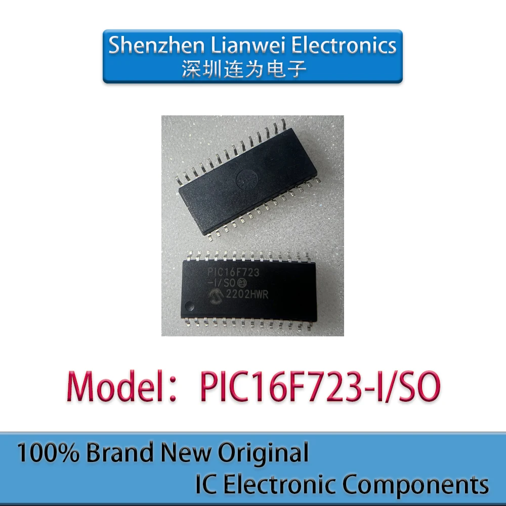 

100% New Original PIC16F723-I/SO IC MCU Chipset SOP-28