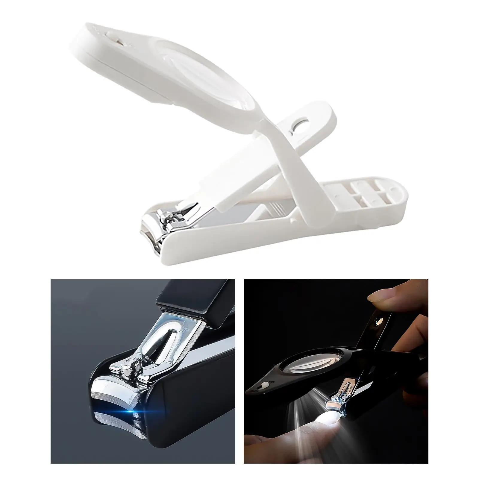 Nail Clippers with Magnifying Mirror 2.5 Times Magnification for Toenail