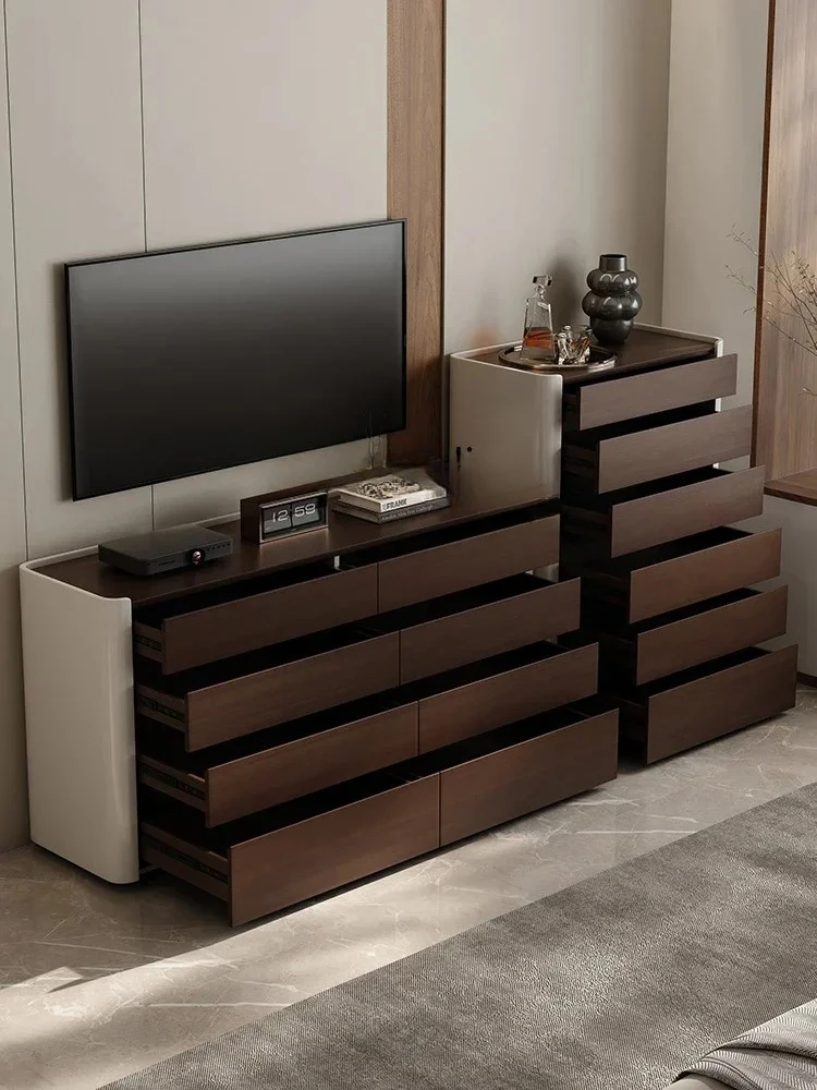 2003Y غرفة نوم تلفزيون خزانة خشب متين بادو خزانة غرفة السرير تخزين خزانة الجزيرة الوسطى #1