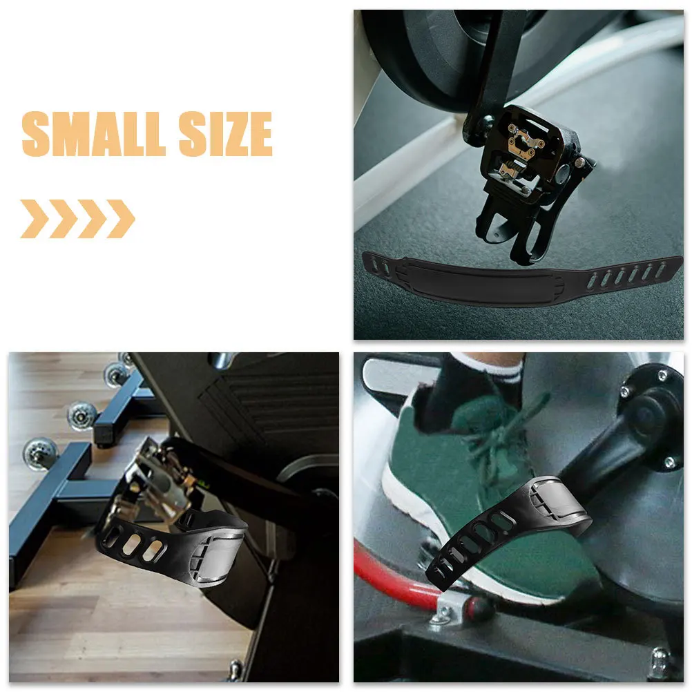 2Pairs Adjustable Pedal Straps Fitness Bicycle Footrest Belts Durable Exercise Bike Accessories Anti-Slipping Straps