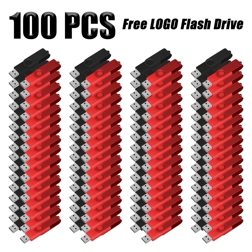 100PCS Colour USB Flash Drive Pen Drive 1GB 2GB 4GB 8GB 16GB Pendrive Memory Stick 32GB 64GB USB Stick Gift Free Custom LOGO 2.0