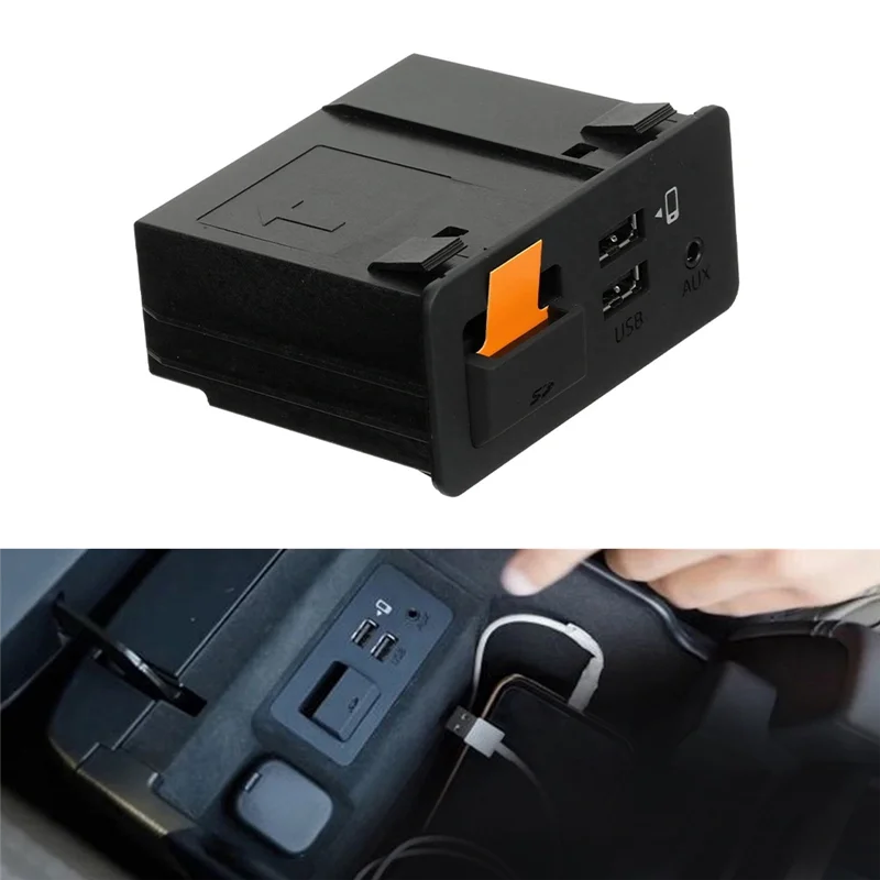 

ABKN-1 PCS Carplay Android Auto USB Aux Adapter Hub Conversion Replacement Accessories For Mazda2-6 CX-3 CX-5 CX-9 TK78-66-9U0C