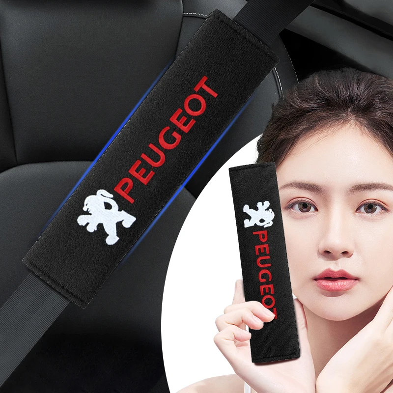 

Automotive interior cotton shoulder pad protection Fit For Peugeot 206 208 301 308 406 508 2008 3008 Boxer Traveller E208 E-2008