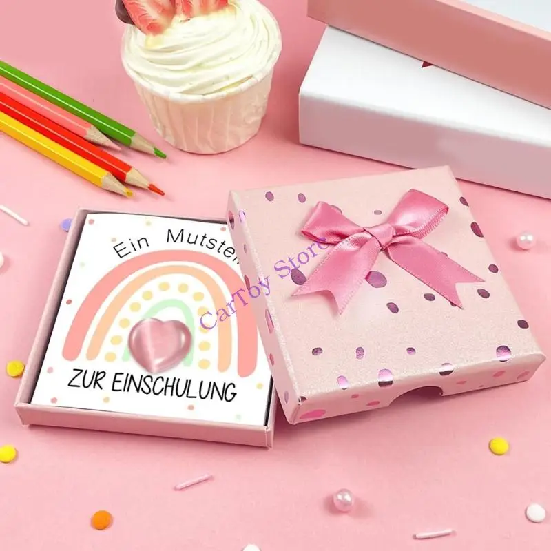 مجموعة مشروع فني فني من حجر الحظ الطبيعي للأطفال في الفصول الدراسية وأنشطة الحفلات والهدايا التذكارية الإبداعية #2