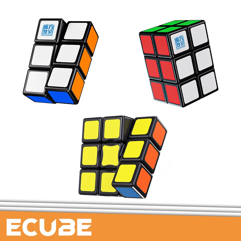 

[ECube] MoYu 1x2x3 2x2x3 1x3x3 Magic Cube 223 123 133 Black Professional Speed Puzzle Cubo Educational Fun Toy for Kids