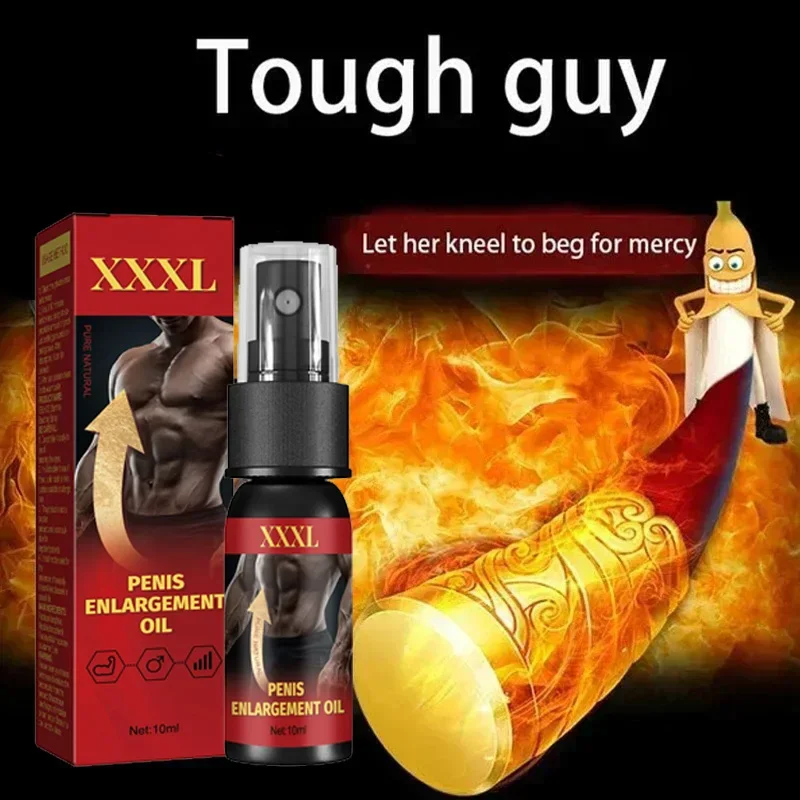 1* Men Massage Essential Oil 10ml Penis Enlarger Thick Enhancement Portable