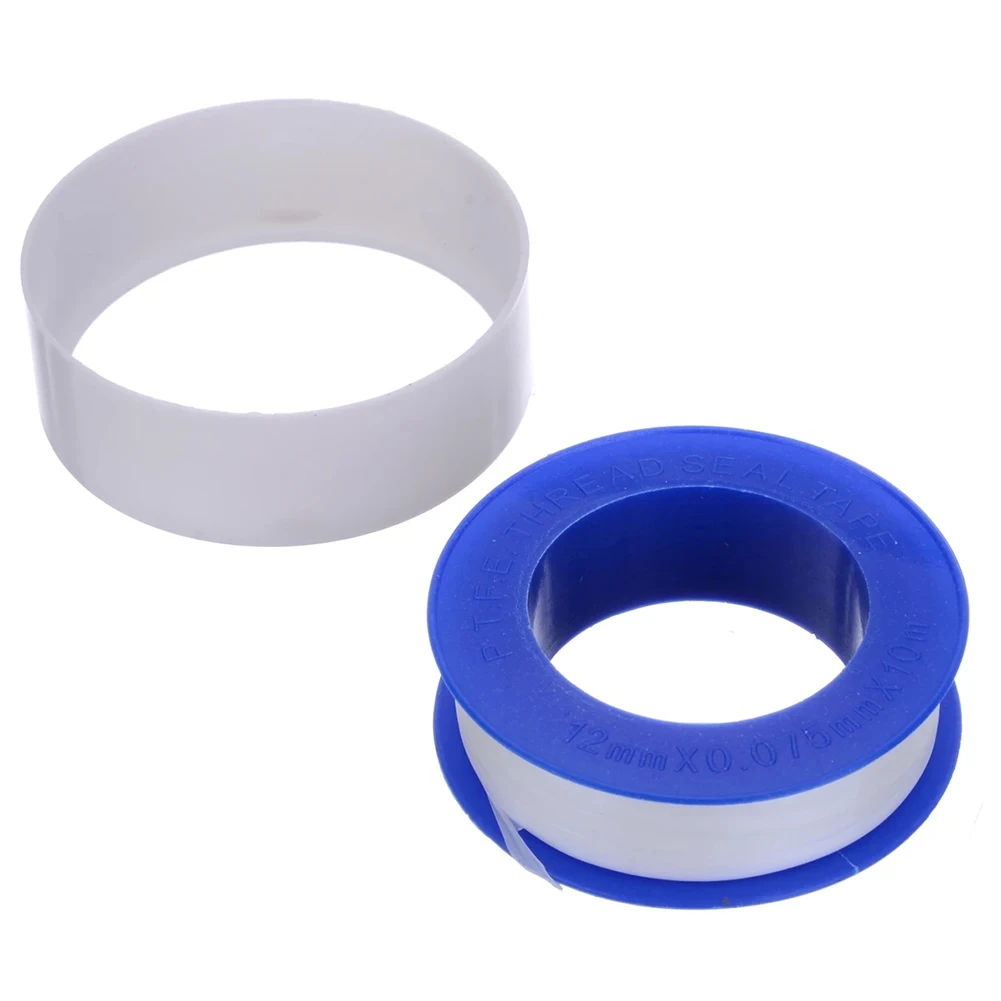 

10Pcs PTFE Threaded Sealing Tape Adhesive Plumbers Water Tight High Temperature Thickening And Widening Raw Material Belt