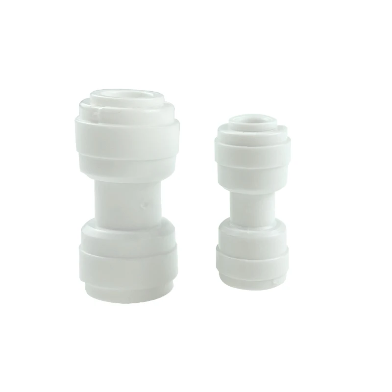 10pcs Plastic Quick Fitting Reverse Osmosis Connector For RO Water System Equal Straight Union Hose Connection Coupling