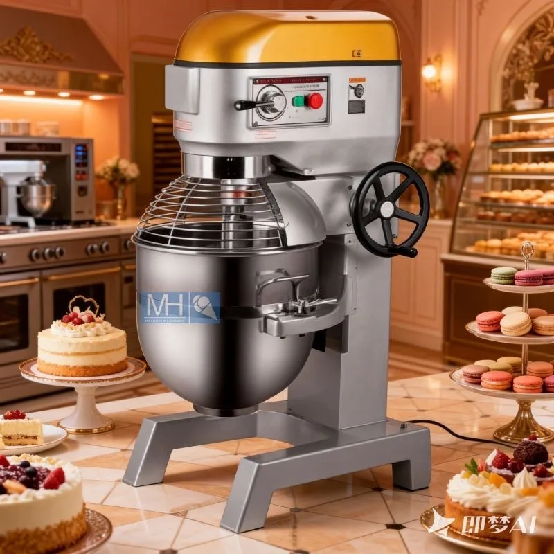 30L Stainless Steel Electric Stand Mixer, Food Cake Dough Mixing Machine, Kitchen Industrial Multi-Function 6 Speeds