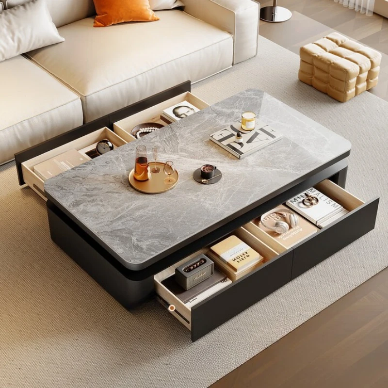 

Drawer Extendable Coffee Table Gold Unique Smart Space Saving Coffee Table Unique Design Couch Tisch Furniture Living Room