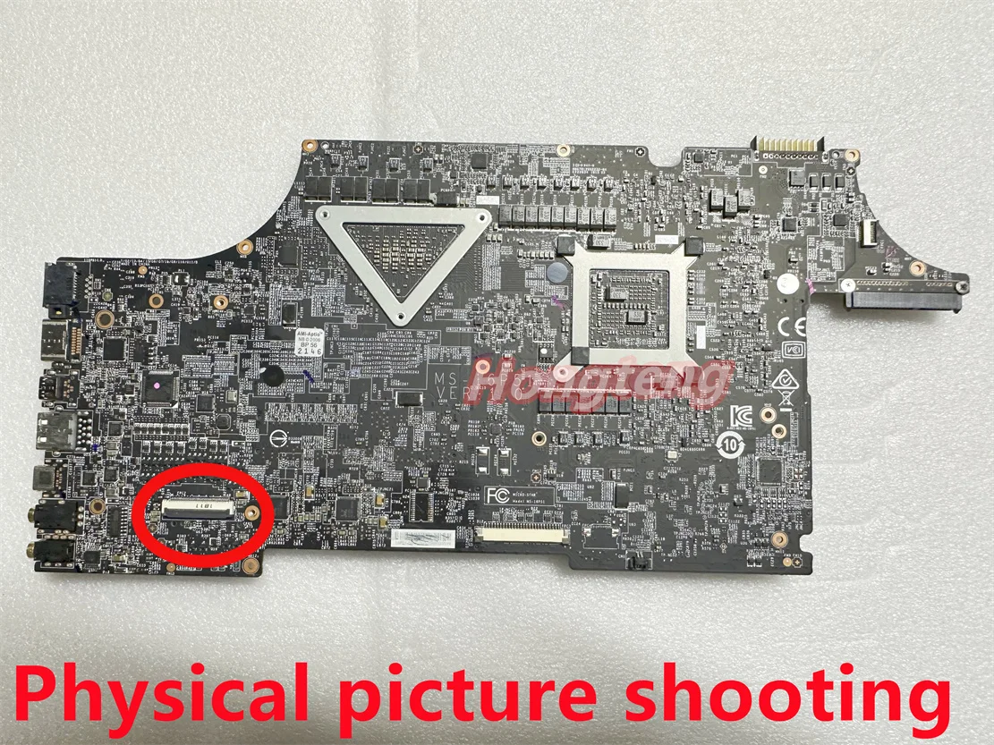 Imagem -06 - Placa-mãe Portátil para Msi Ms16p51 Ver 1.0 Ms-16p5 Ge63 Ge73 Gl63 Gp63 Gp73 I78750h e Gtx1060m Teste ok