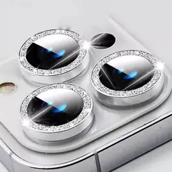3Pcs Flash Sticker For iPhone 16 15 14 13 12 11 Pro Max Plus Mini Lens Film Tempered Camera