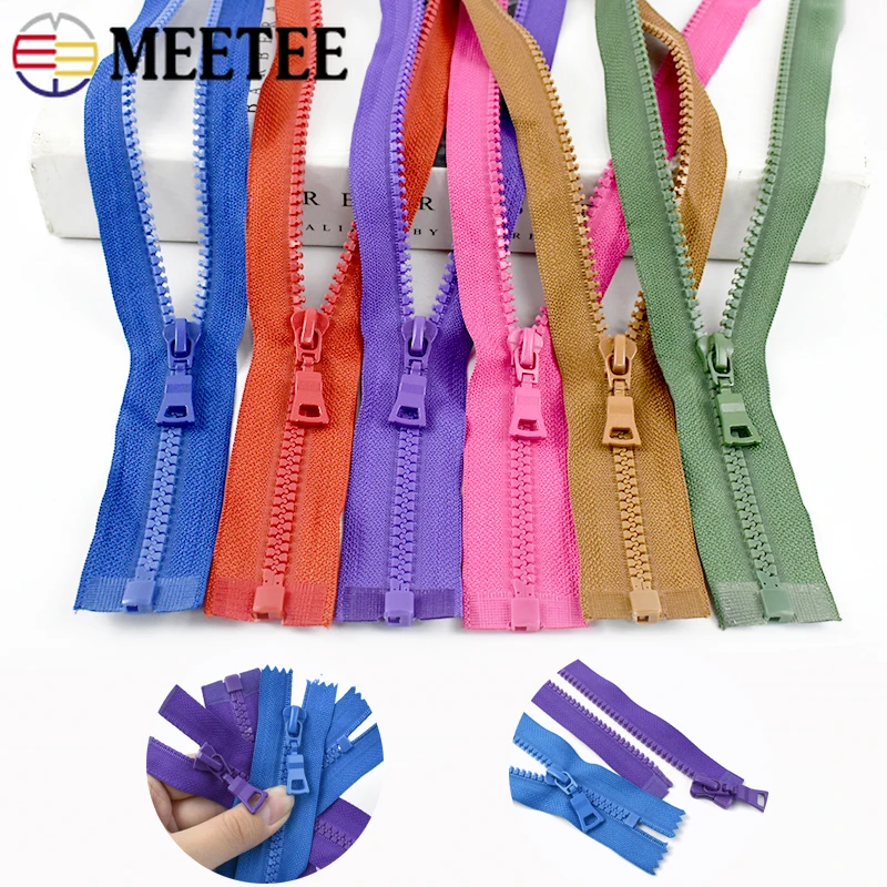 

2P 5# Resin Zippers Clothes Pants Close-End 15-25cm Zip Closure Jacket Coat Decor Ziper Repair Kits Garment DIY Sewing Accessory