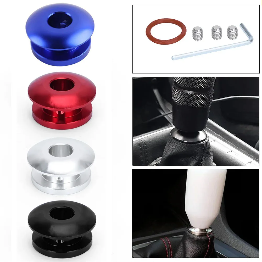 

Shift Knob Stopper Shifting Head Limiter Fixed Base For 12mm Shift Knob Lever Gear Head Buckle Aluminum Car Gear Knob Limiter