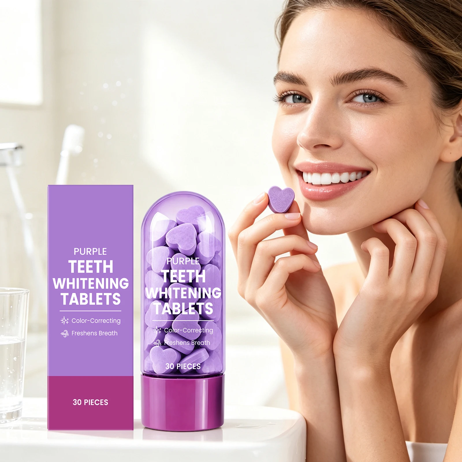 Teeth Whitening Instant - Teeth Whitening Tablets Remove Bad Breath