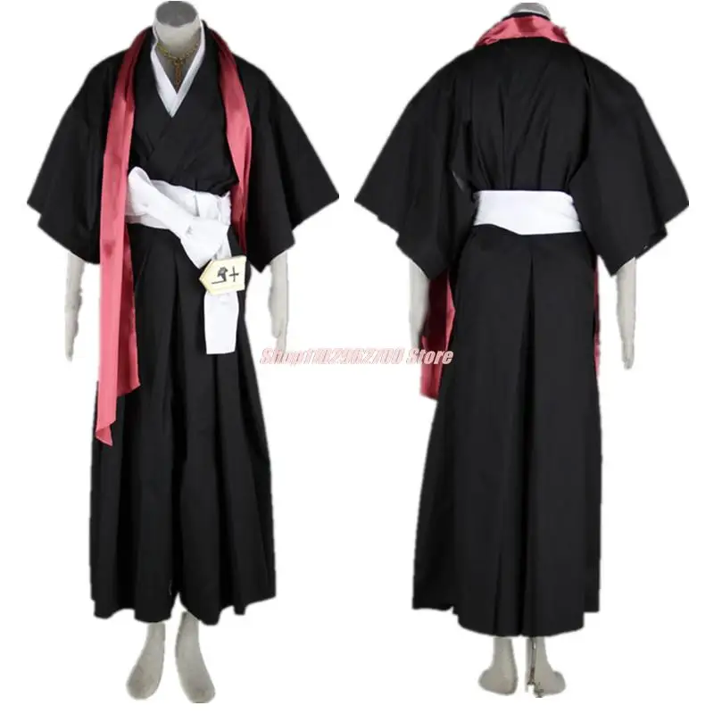 Bleach Cosplay Matsumoto Rangiku Costume With Scarf Halloween Party Role Play Clothes Accessories Long Yellow Hair Wig