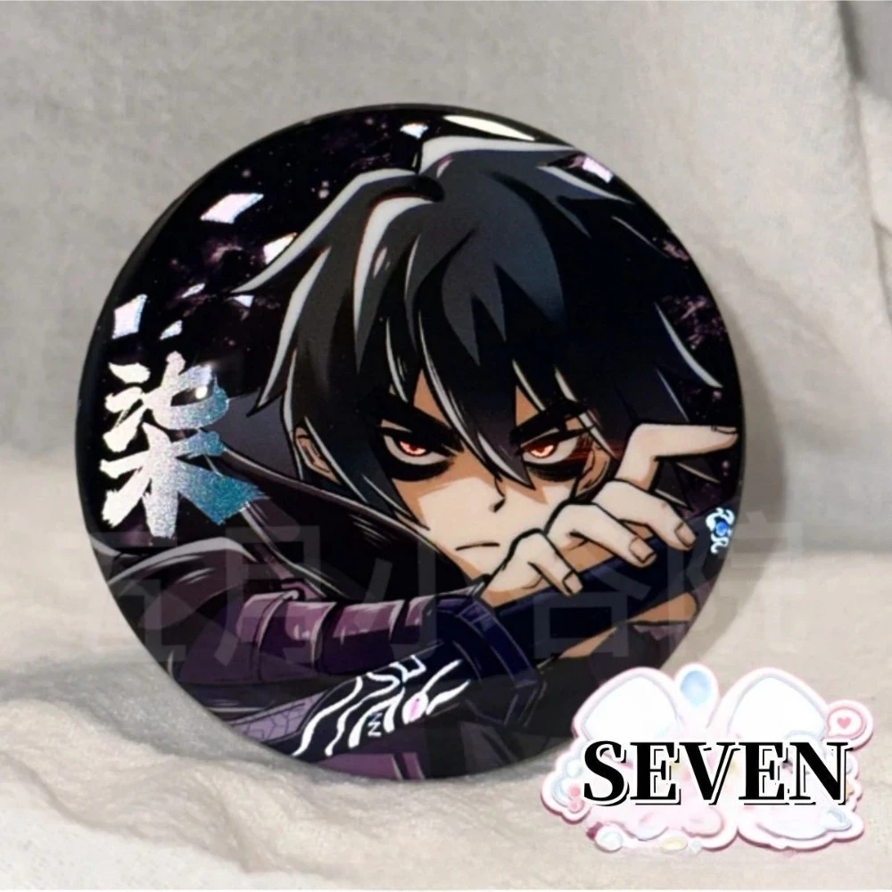 Anime Killer Sevens Pins,Scissor Seven Cartoon Badge,Handmade Tinplate Brooches,Breastpin for Backpack Clothes Gifts Accessory