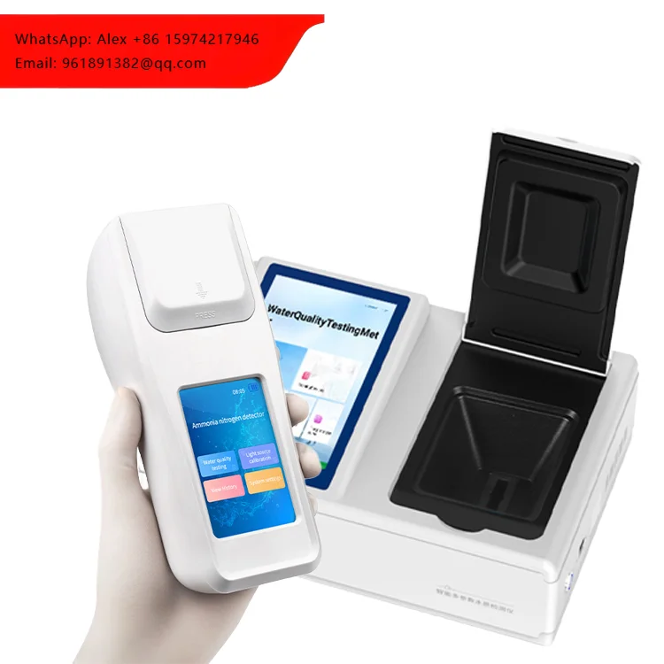 

High Accuracy Multi-Parameter Portable Water Quality Analyzer For Tap Pool Monitoring Detecting Ammonia Nitrogen PH (0.0-14.0)
