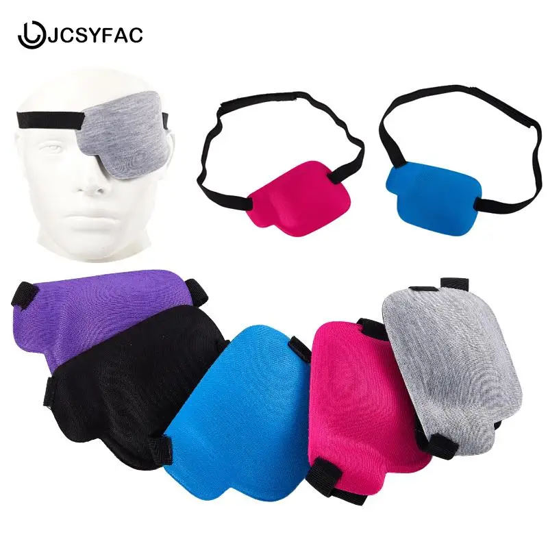 

Amblyopia Obscure Astigmatism Training Eyeshade Single Eye Patch Adjustable 3D Foam Groove Eyeshades For Lazy Eyes Medical Use