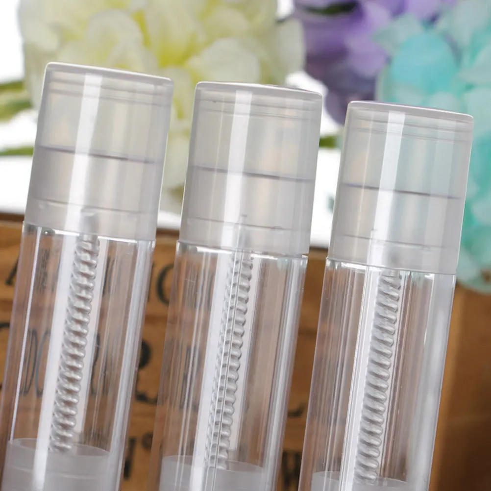 

30Pcs 5G Clear Lip Balm Tubes DIY Containers Refillable Makeup Accessories Durable Safe Portable DIY Lip Balm Tube