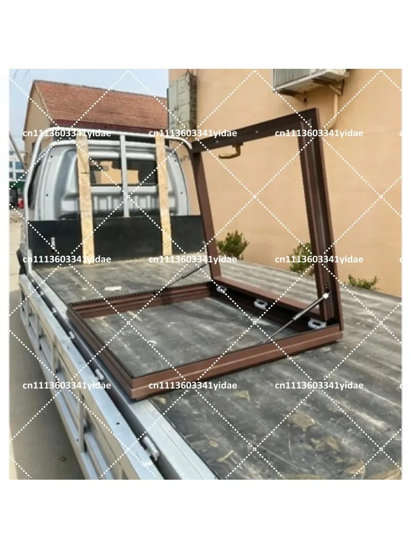 Aluminum Alloy Skylight Roof Sloping Flat Roof Cover, Sun Room Lighting Well for Attic Basement Staircase Customizable