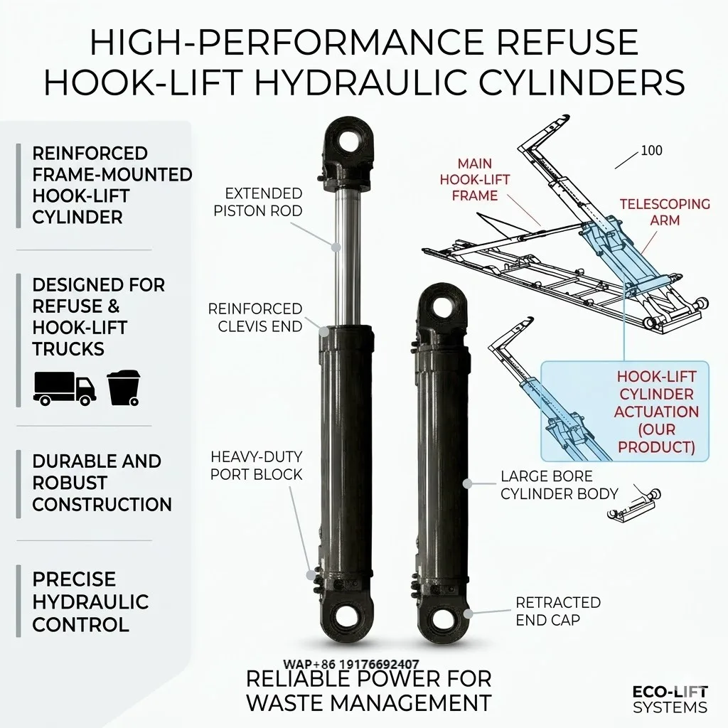 

Industrial Grade Heat Treated Hook Lift Oil Cylinder for Extreme Temperature Environments