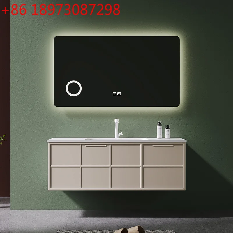 

Modern simple bathroom cabinet imported hand wash toilet washstand