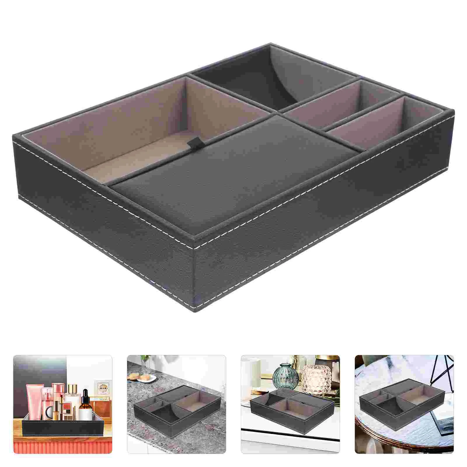 

Necklace Jewelry Box Bedside Storage Travel Man Watch Travel Jewelry Box Organizer for Necklaces Flannel Case