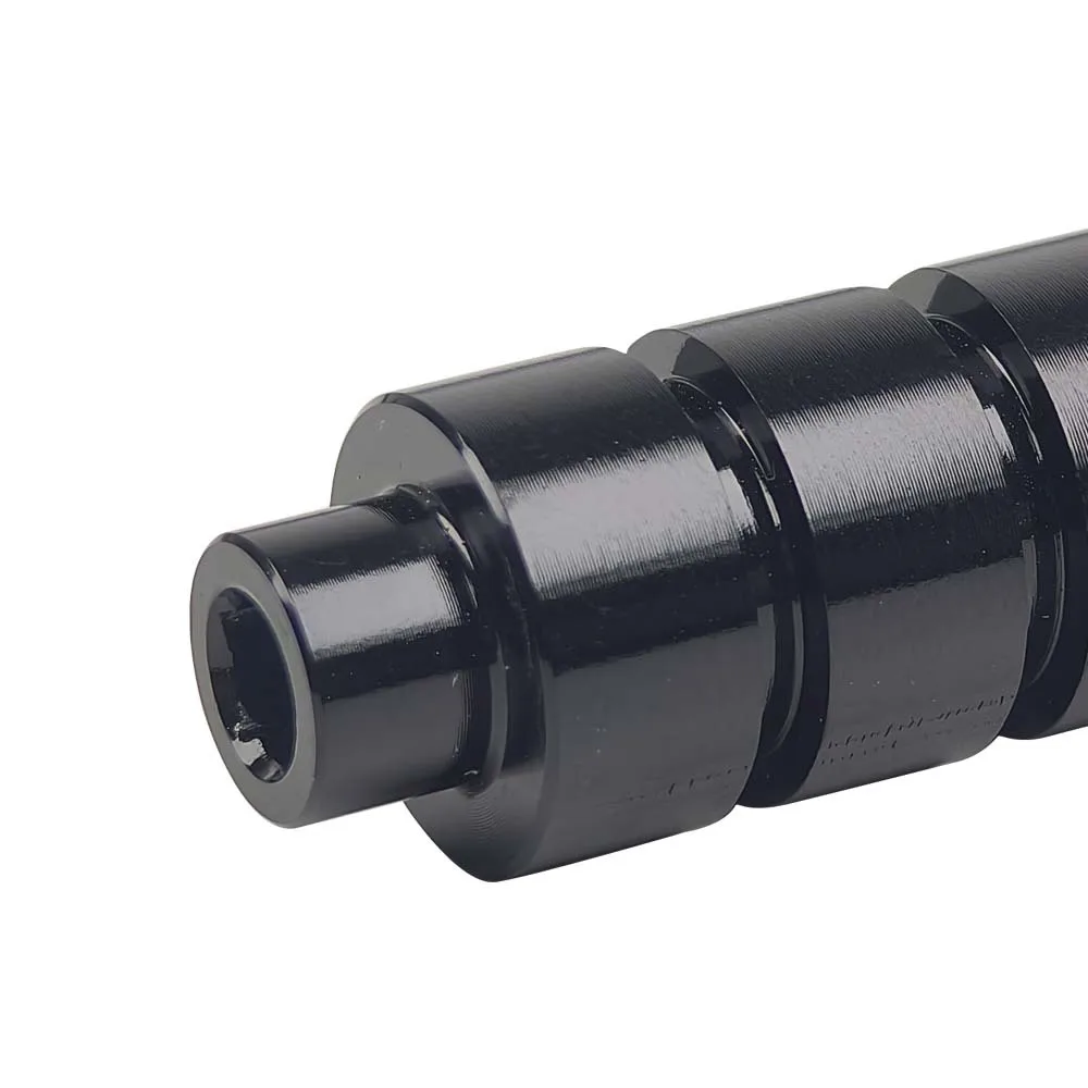 Nabendurchsteckachsen-Adapter 12 auf 9 mm, 110, 135, 142, 148 mm, 15 auf 9, 100 mm Steckachse auf Schnellspanner für MTB- und Rennrad-Vorder- und Hinterrad – Detail 8