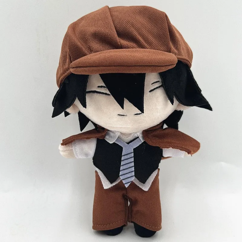 20cm Bungou Stray Dogs Plush Doll Edogawa Rampo Ryunosuke Akutagawa Nakahara Chuya Dostoyevsky Stuffed Anime Plushie Toys Gift