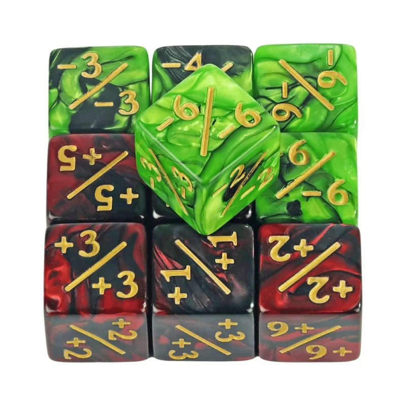 

6 Faces Dice Set D6 Casino Game Dice 10 pcs Counters Dice Set for Math Teaching Kid Arithmetic Toys,Interests and Hobbies Dice