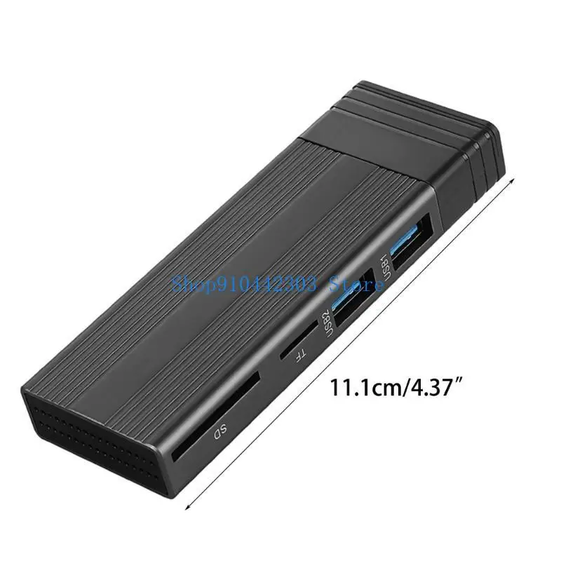 

L4MD SSD Case NVME Dual-protocol to Type-C USB 3.2 10G SSD Enclosure Disk Box Adapter for 2242/2260/2280 SSD