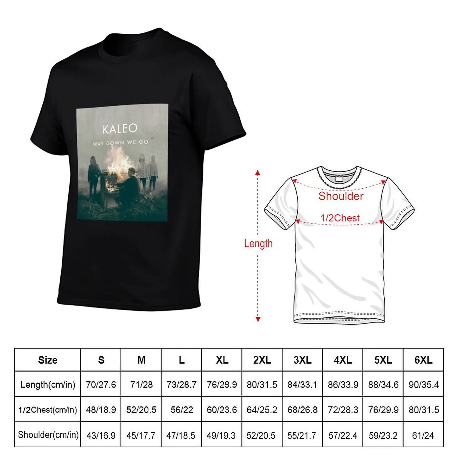 KALEO tshirt quality ayam cotton FF man man t shirt T-Shirt tour high